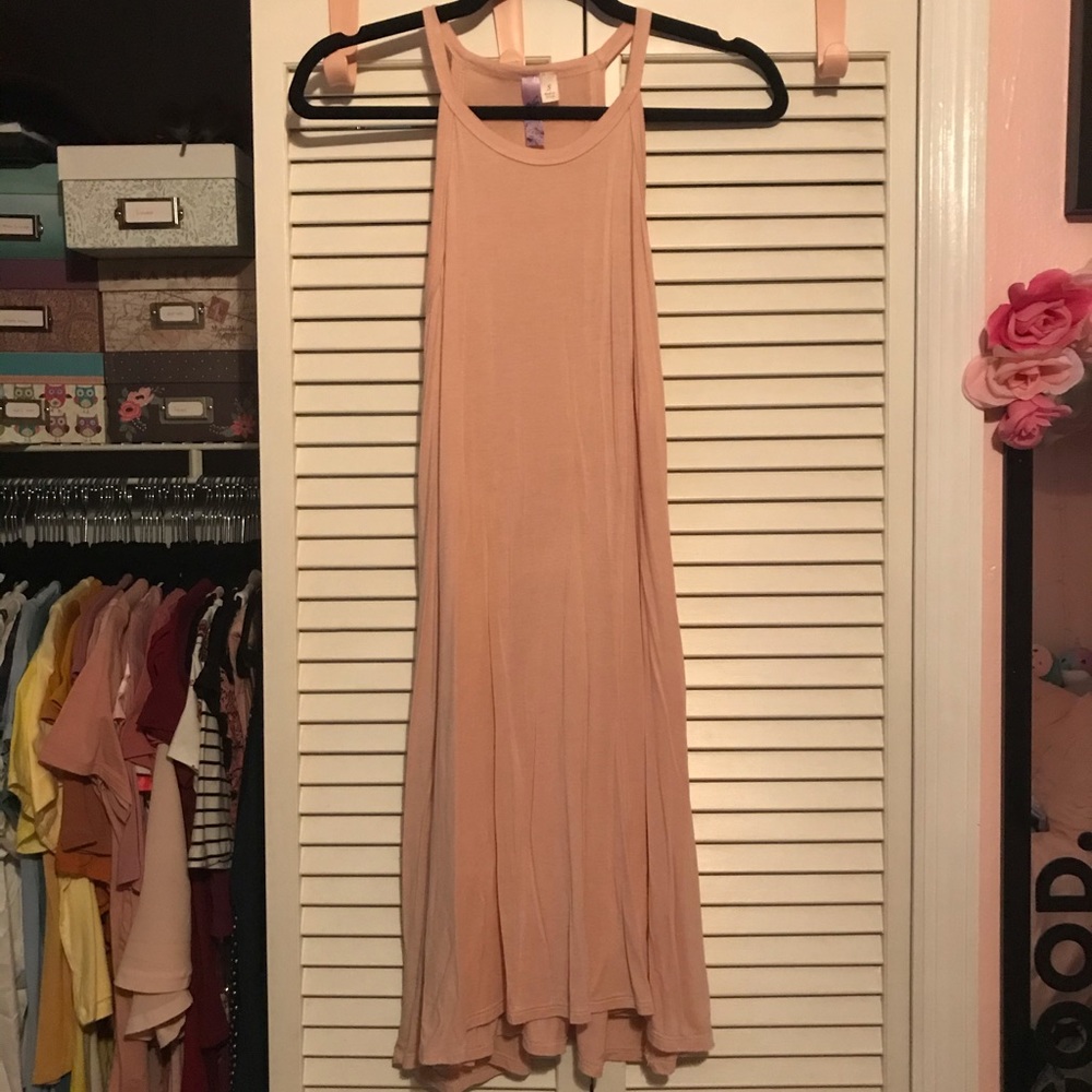 Pink tshirt dress